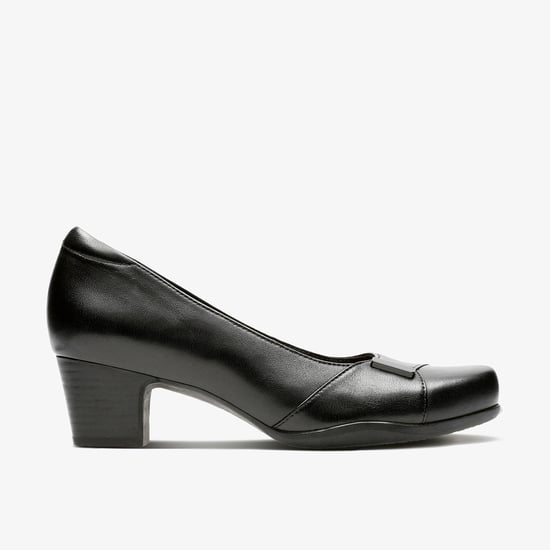 Rosalyn Belle Zwarte Leren Schoenen - Image 1