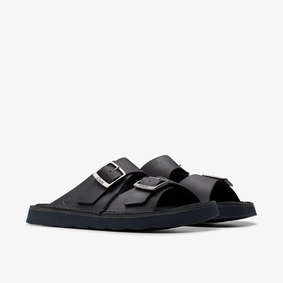 Solsbury Strap Zwarte Leren Sandalen - Image 4
