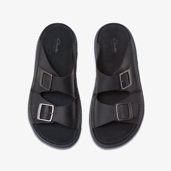 Solsbury Strap Zwarte Leren Sandalen - Image 6