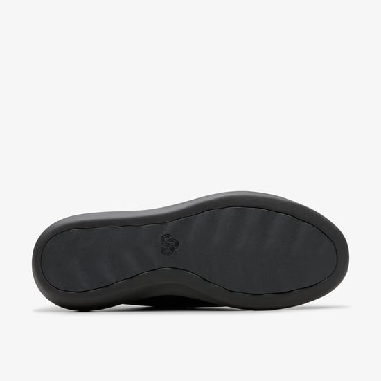 Watchet Stap Zwarte Leren Schoenen - Image 3