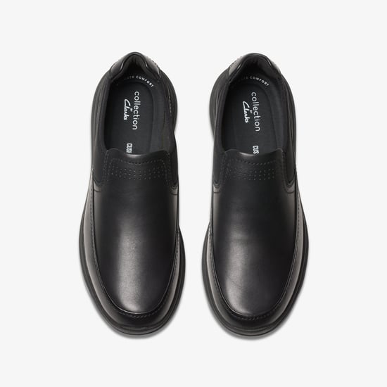 Watchet Stap Zwarte Leren Schoenen - Image 6