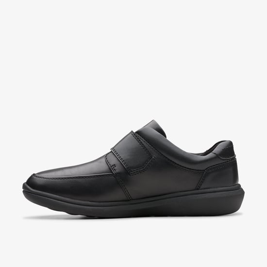 Watchet Strap Zwarte Leren Schoenen - Image 2
