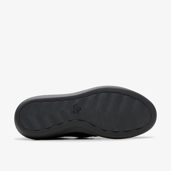 Watchet Strap Zwarte Leren Schoenen - Image 3