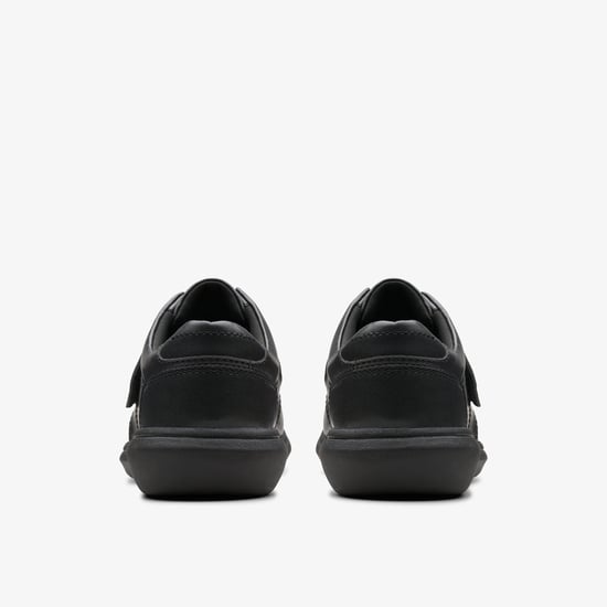 Watchet Strap Zwarte Leren Schoenen - Image 5