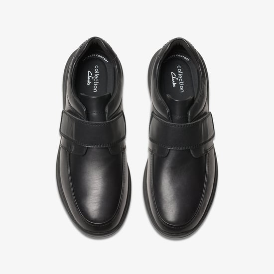 Watchet Strap Zwarte Leren Schoenen - Image 6