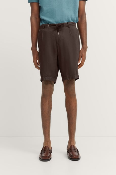Bugatti Herren Linnen-katoenmix bermuda - Image 1