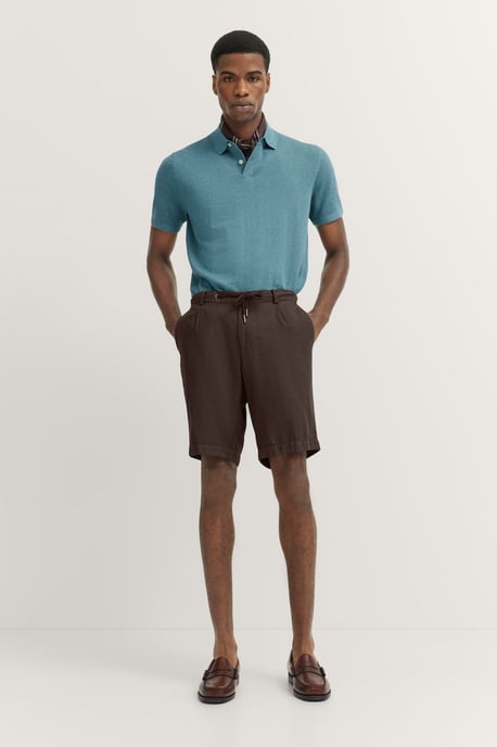 Bugatti Herren Linnen-katoenmix bermuda - Image 4