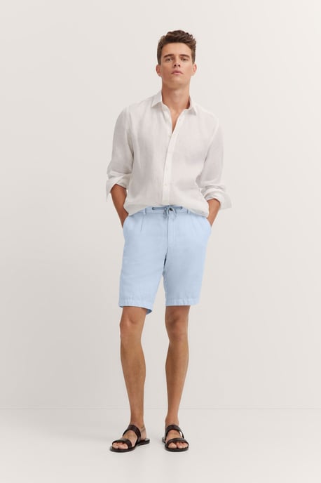 Bugatti Herren Linnen-katoenmix bermuda - Image 4