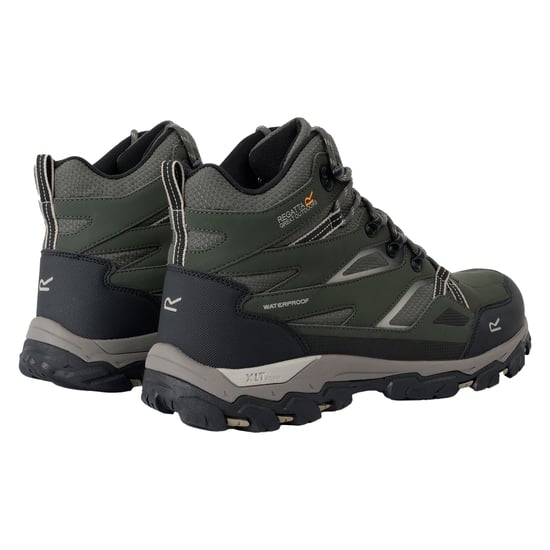 Regatta Heren Holcombe III Wandelschoenen (Donker Khaki/Goud Zand) - Image 2
