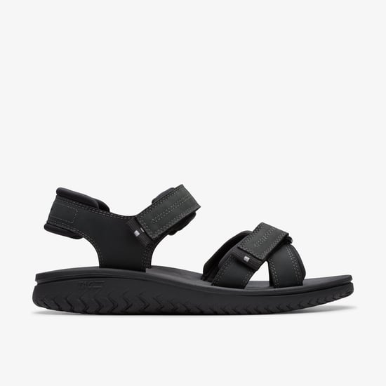 Wesley Shore Zwarte Leren Sandalen - Image 1