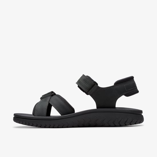 Wesley Shore Zwarte Leren Sandalen - Image 3