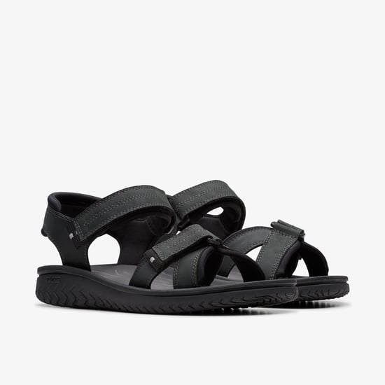 Wesley Shore Zwarte Leren Sandalen - Image 5