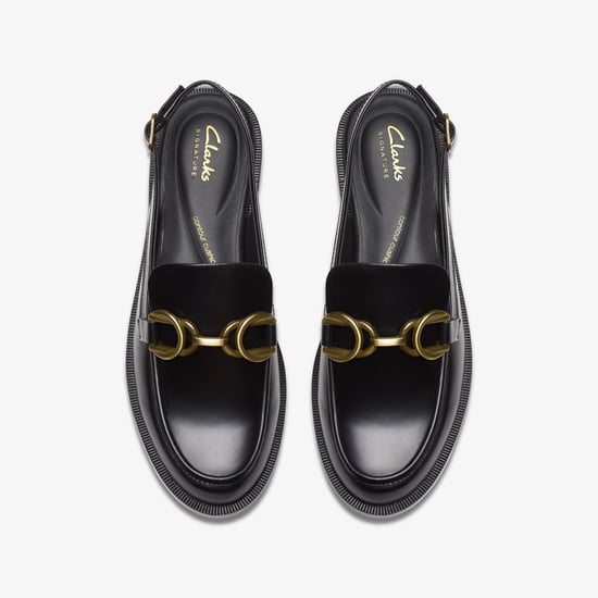 Straven Sling Zwarte Leren Schoenen - Image 6