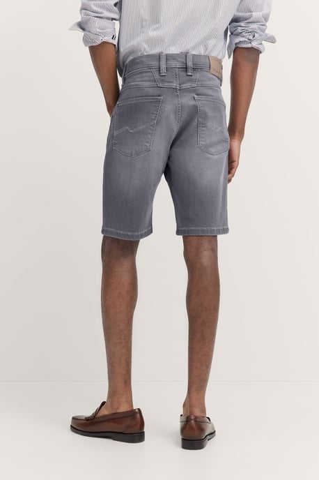 Bugatti Herren Jeans Bermuda in used-wash dessin - Image 2