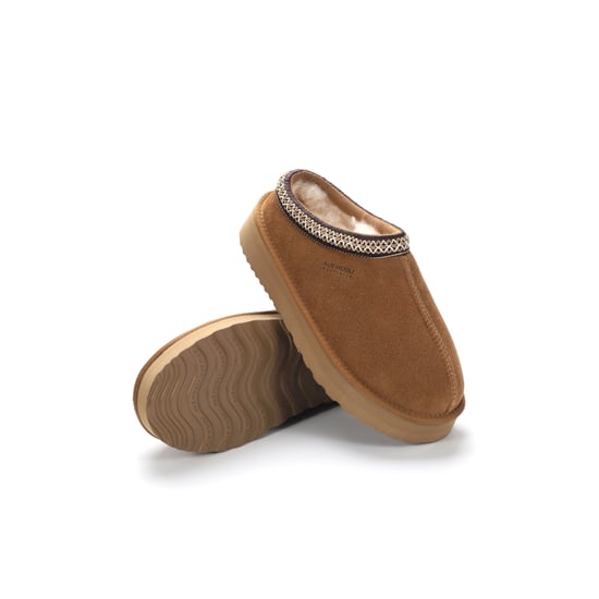 Aus Wooli Australia Mentone Platform Slippers - Image 6