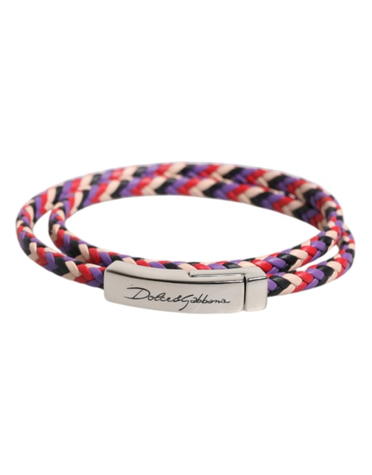 Gevlochten Lederen Armband met Magnetische Sluiting - Image 2