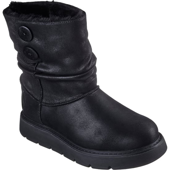 Skechers Keepsakes Lite Freezing Lage Textile Dames Zwarte Winter Enkellaarsjes - Image 1
