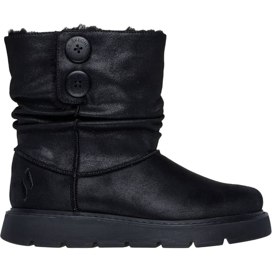 Skechers Keepsakes Lite Freezing Lage Textile Dames Zwarte Winter Enkellaarsjes - Image 5