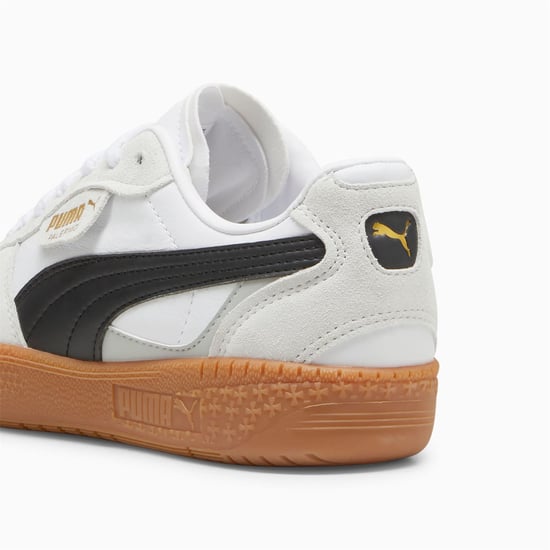 Puma Palermo Moda Leren Dames Sneakers Grijs/Zwart - Image 6