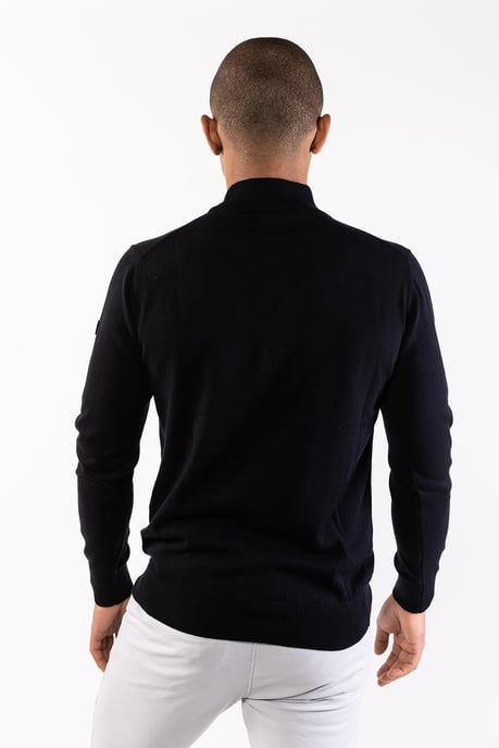 Presly & Sun Trui Jordan Mock Turtle Pullover Zwart - Image 3