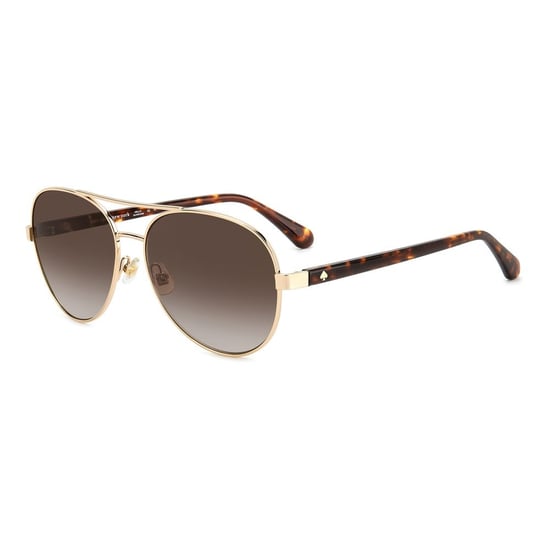 Aviator Zonnebril Gouden Frame Bruine Verloop - Image 1