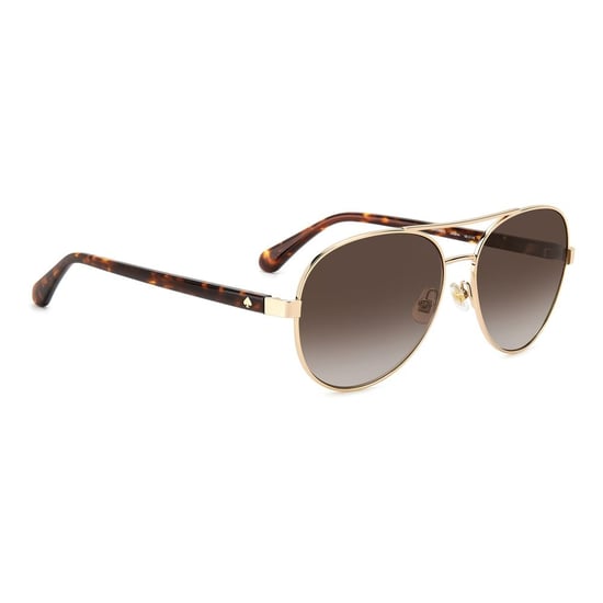 Aviator Zonnebril Gouden Frame Bruine Verloop - Image 3