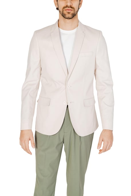 Beige Blazer Casual Stijl - Image 1
