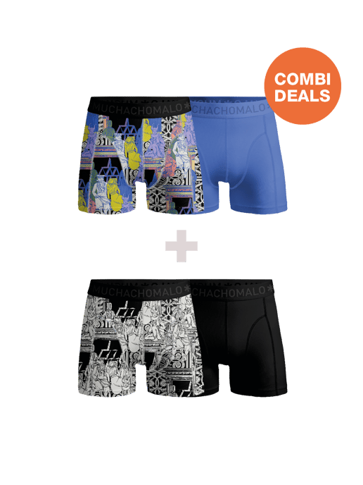 Muchachomalo Heren Boxershorts - 2+2 Pack - Mannen Onderbroeken - Image 1