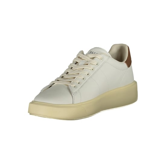 Blauer Witte Leren Heren Sneakers - Image 3