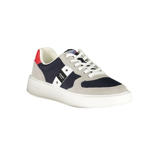 Blauer Blauw Leren Heren Sneakers - Image 2