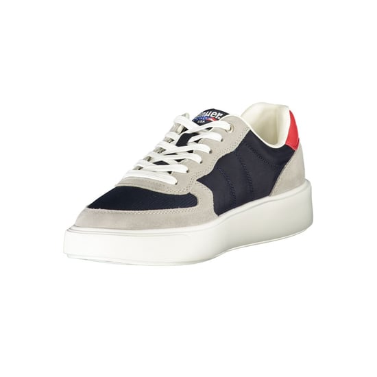 Blauer Blauw Leren Heren Sneakers - Image 3
