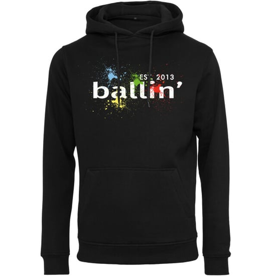 Ballin Est. 2013 Hoodies Paint Splatter Hoodie Zwart - Image 1