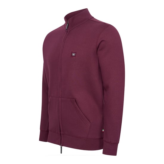 Cappuccino Italia Sweaters Fleece Zip Jack Rood - Image 1