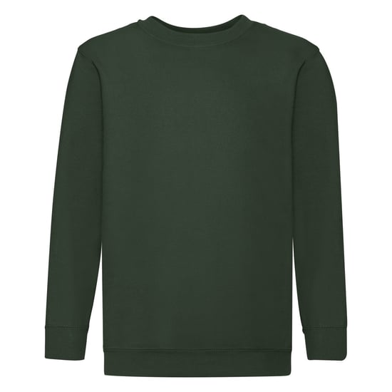 Fruit of the Loom Kinder/Kids Premium Sweatshirt met Inzetstuk (Fles groen) - Image 1