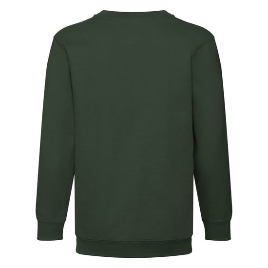 Fruit of the Loom Kinder/Kids Premium Sweatshirt met Inzetstuk (Fles groen) - Image 2