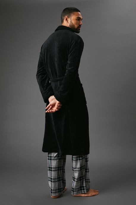 Mens Shawl Collar Robe - Image 3