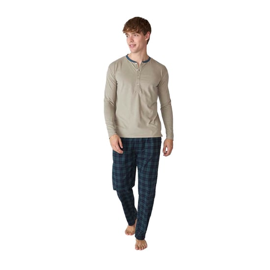 JJBFP5602 Katoenen herenpyjama met lange mouwen - Image 1