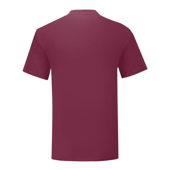 Fruit of the Loom Unisex volwassen iconisch T-shirt (Bourgondië) - Image 2