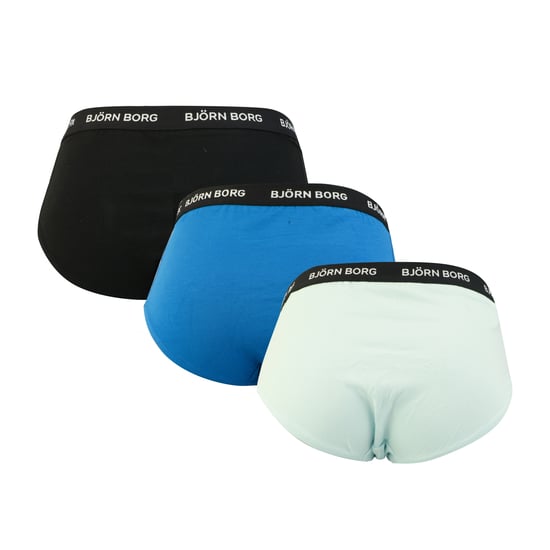Heren Bjorn Borg Katoenen Stretch Slip 3 Pack in Multi - Image 3