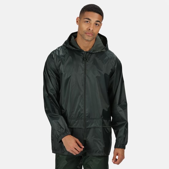 Regatta Grote Buiten Mens Outdoor Classics Waterdichte Stormbreak Jacket (Donkere Olijf) - Image 4