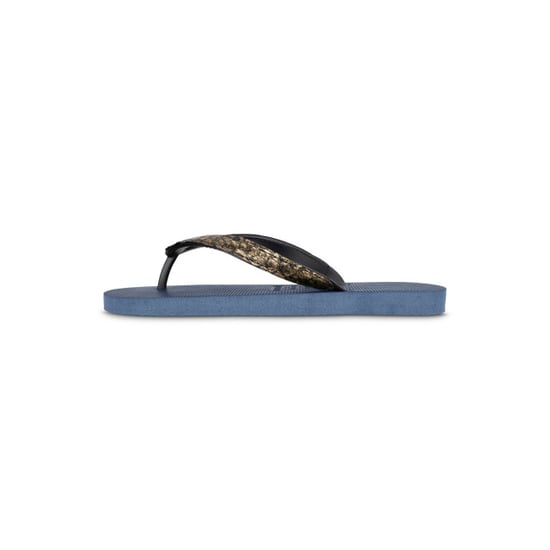 Python Bronze Flip Flop Marineblauw - Image 2