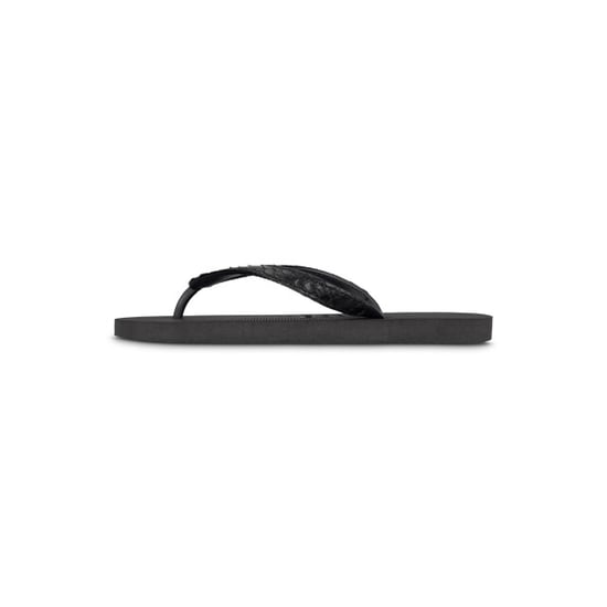 Python zwarte teenslipper zwart - Image 2