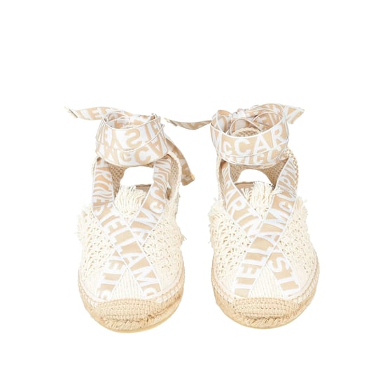 Stella McCartney Logo Canvas Espadrilles - Image 4