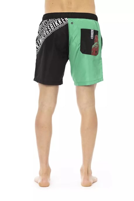 Bikkembergs Badshorts Met Grafische Print - Image 2