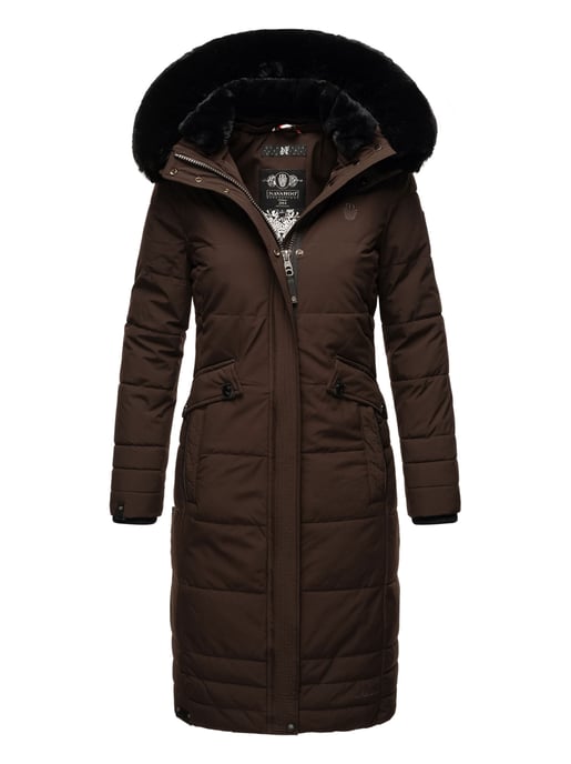 Navahoo Dames Winterjas Fahmiyaa – Lang, Warm & Functioneel met Capuchon - Image 1