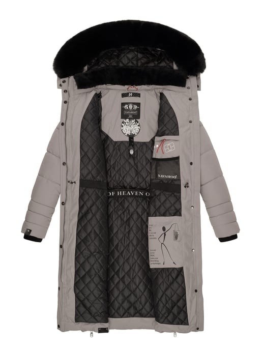Navahoo Dames Winterjas Fahmiyaa – Lang, Warm & Functioneel met Capuchon - Image 6