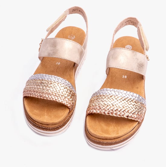 Remonte Jocelyn3 Dames Sandalen Goud - Image 5