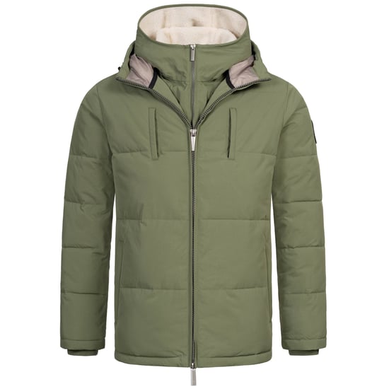Alessandro Salvarini Heren Winter Gewatteerde Jas AS-457 – 2in1 Met Uitneembare Teddyfleece & Dubbele Capuchon - Image 3
