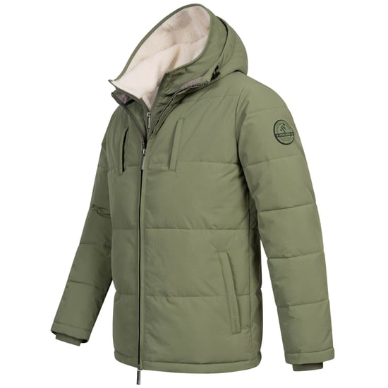 Alessandro Salvarini Heren Winter Gewatteerde Jas AS-457 – 2in1 Met Uitneembare Teddyfleece & Dubbele Capuchon - Image 4
