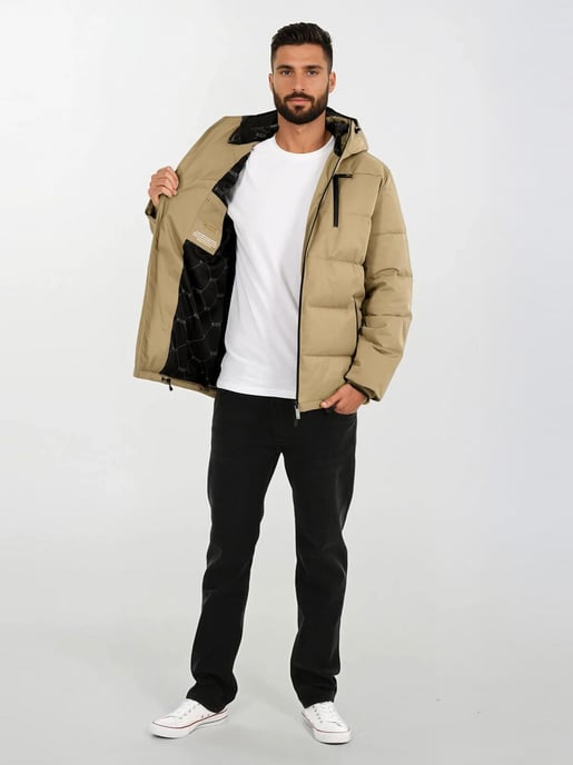 Arctic Seven Heren Winter Gewatteerde Jas AS-455 – Duurzame Outdoorjas Met Capuchon & Weerbescherming - Image 3